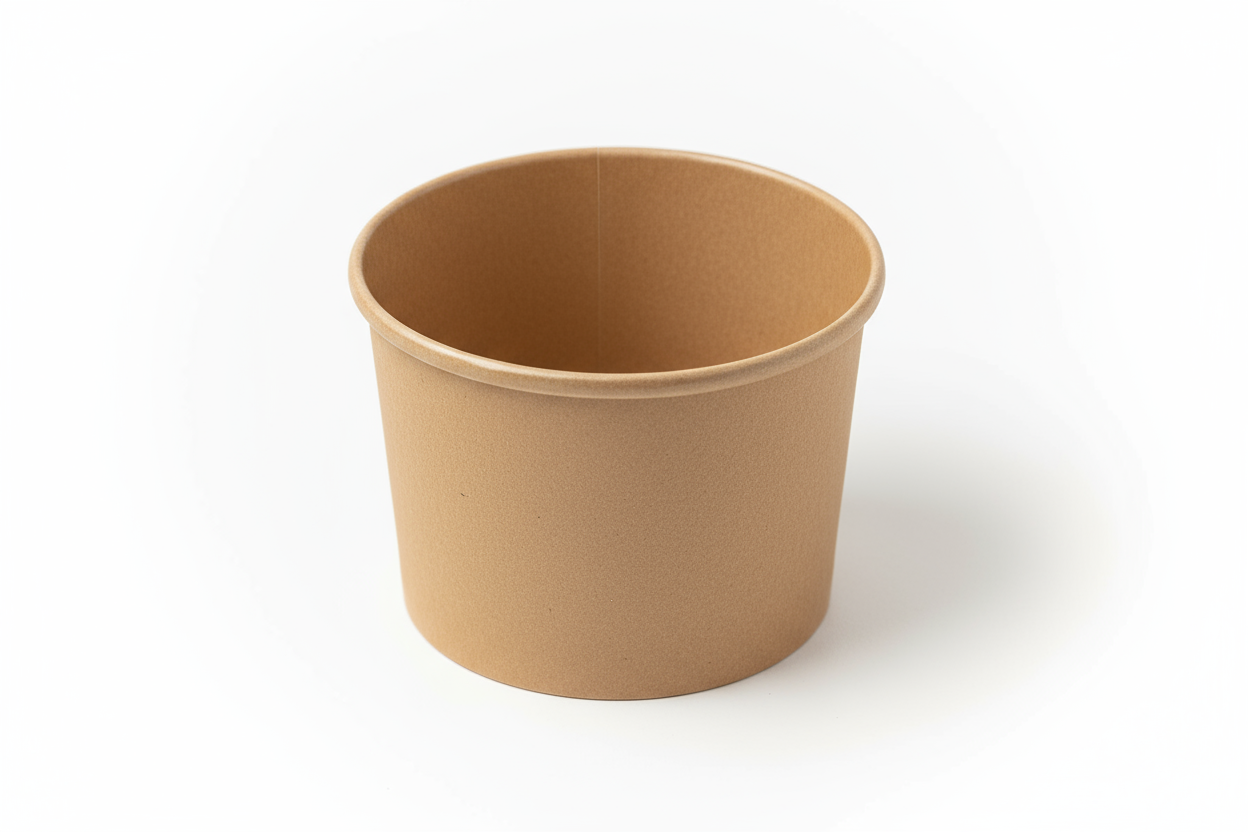 8oz soup container kraft paper without lid