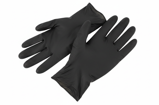Disposable Black Nitrile Gloves