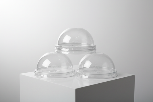 Dome Lids  for Smoothie (rPET) in studio background
